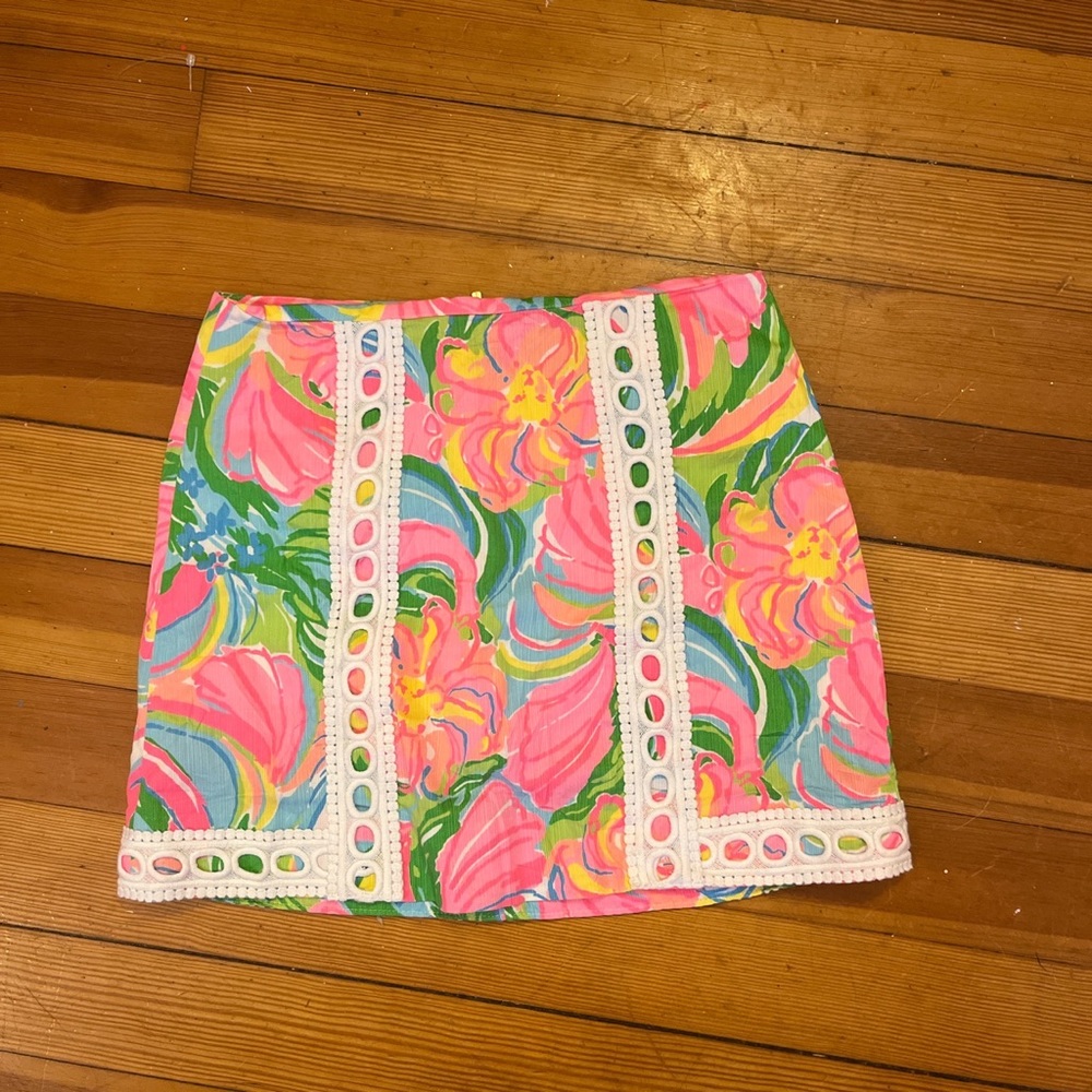 lilly pulitzer mini skirt